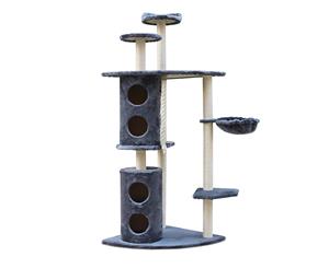 170cm Multi Level Cat Scratching Post - Grey