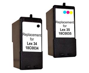 18C0034 no.34 Compatible Inkjet Cartridge Set #1 2 Cartridges