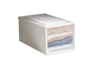 2 Pcs 30x30cm Wide Drawer Plastic Shoe Storage Boxes