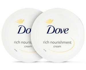 2 x Dove Rich Nourishment Cream 75mL