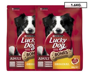 2 x Lucky Dog Bones Original 800g