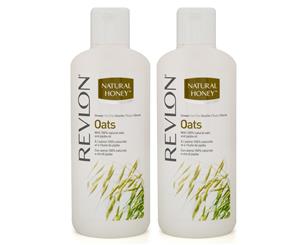 2 x Revlon Natural Honey Oats Shower Gel 650mL