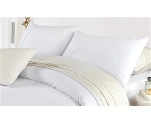 2000TC Cotton Rich Standard Pillowcases Pair - White