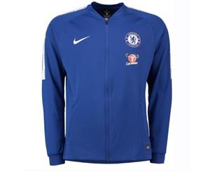 2018-2019 Chelsea Nike Squad Track Jacket (Blue)