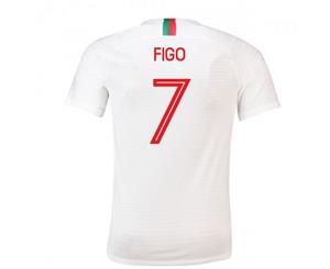 2018-2019 Portugal Away Nike Football Shirt (Figo 7)