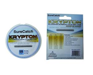 300m Spool of 2lb Surecatch Krypton Fluorocarbon Coated Monofilament Fishing Line