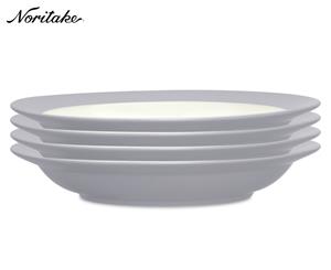 4 x Noritake Colorwvave Pasta Bowl - Slate