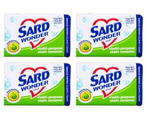 4 x Sard Multi Purpose Stain Remover Wonder Soap Eucalyptus 125g