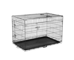 48" Giant Collapsible Metal Dog Crate Pet Cages