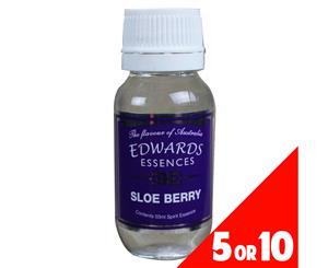 5 or 10 Pack Spirit Essence Flavour SLOE BERRY 50ml Edwards Essence