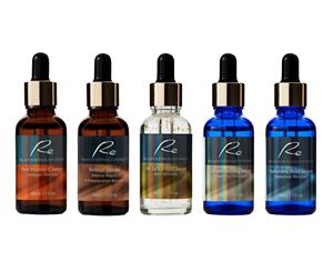 5 x Re Facial Serums - Ageless Illumination Treatment AM/PM - 5x30mL