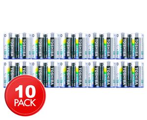 5 x Toshiba Alkaline C Batteries 2-Pack