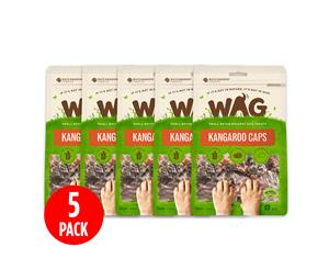 5 x WAG Kangaroo Caps Dog Treats 200g