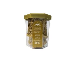 555 Bobby Pins 2" Matt Gold 250g Made In Japan