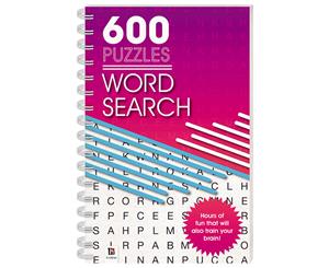 600 Puzzles Word Search Activity Book