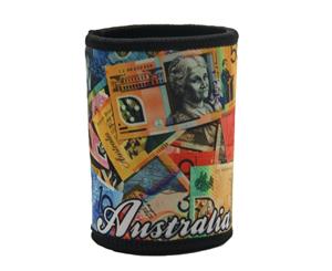 6x Australia Stubby Stubbie Holder Beer Bottle Tin Can Drink Alcohol Cooler Gift - money