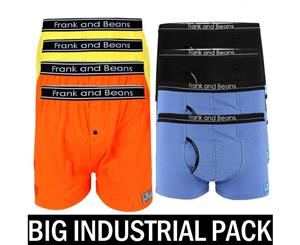 8 Mix Industrial Pack Frank and Beans Underwear Mens Boxer Shorts Boxer Briefs