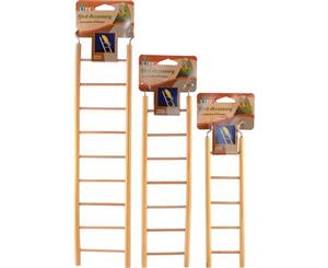 9 Step Natural Wood Bird Ladder Toy