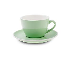 ACF Cup & Saucer 6 Set - 12oz - Green