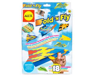 ALEX Fold N Fly Paper Airplanes Kit