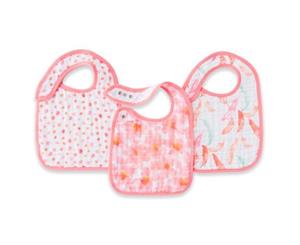 Aden + Anais Classic Snap Bibs 3pk - Petal Bloom