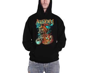 Alestorm Hoodie Get Drunk Or Die Band Logo Official Mens Pullover - Black