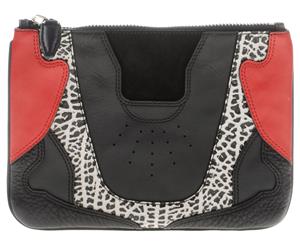 Alexander Wang Leopard Clutch - Black