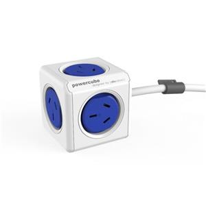 Allocacoc PowerCube 1.5m Extended Power Outlet (Blue)