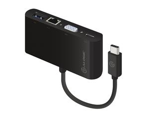 Alogic USB-C Multiport Adapter with VGA/USB-A/Gigabit Ethernet/USB-C MP-UCVGGECH