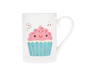 Ambrosia Novelty Bone China Cupcake Mug 300ml