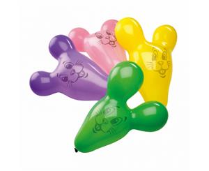 Amscan Giant Mouse Shaped Novelty Balloons (Pack Of 4) (Multicoloured) - SG3960