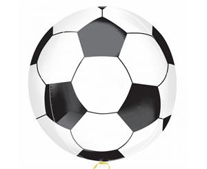 Amscan Soccer Ball Supershape Orbz Balloon (Black/White) - SG7222