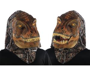 Animated Animal T-Rex Dinosaur Mask With Sound Adult Costume Accessory