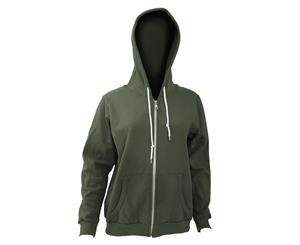 Anvil Womens Full Zip Hooded Sweatshirt / Hoodie (City Green) - RW138