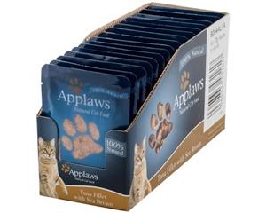 Applaws Natural Cat Food Tuna With Sea Bream Pouch 70g 16's (A5292)