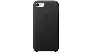 Apple iPhone 8/7 Leather Case - Black