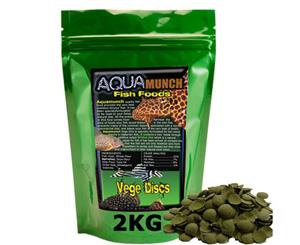 Aquamunch 2kg Algae Wafer Discs 10mm