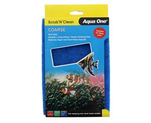 Aquarium Scrub N Clean Algae Pad Coarse Large Fish Tank 23202 Aqua One Cleaning