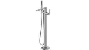 Arcisan Synergi Freestanding Bath Mixer with Handshower - Chrome