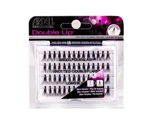 Ardell Double Up Knotted Double Flares Long Black Fake Eyelash Lash Extension