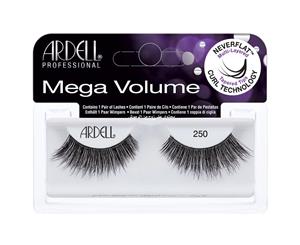 Ardell Strip False Fake Eye Lashes - Mega Volume 250 (Black)