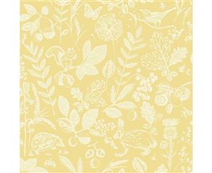 Arthouse Country Folk Wallpaper Yellow (697301)