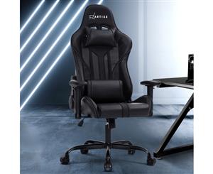 Artiss Gaming Office Chair Computer Chairs Leather Seat Racer Racing Meeting Chair Balck