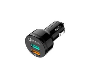 Aukey QC3.0 Dual USB Port Car Charger Quick Charge Charging Power Adapter
