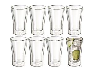 Avanti Uno Twin Wall Glasses 250Ml - Set Of 8