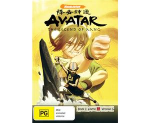 Avatar The Last Airbender Book 2 Earth Volume 2 DVD Region 4