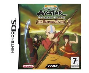 Avatar The Last Airbender Burning Earth Game DS