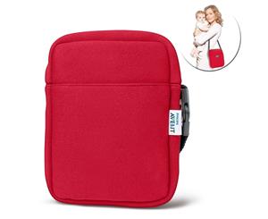 Avent Neoprene ThermaBag Warmer Baby Bottle Insulated/Thermo Bag Hot/Cold Red