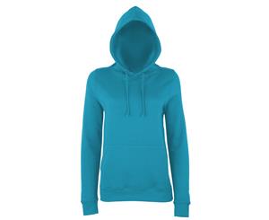 Awdis Just Hoods Womens/Ladies Girlie College Pullover Hoodie (Sapphire Blue) - RW3481