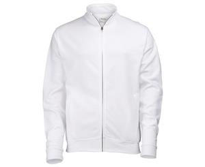 Awdis Mens Plain Fresher Full Zip Sweat / Sweatshirt / Outerwear (Arctic White) - RW178